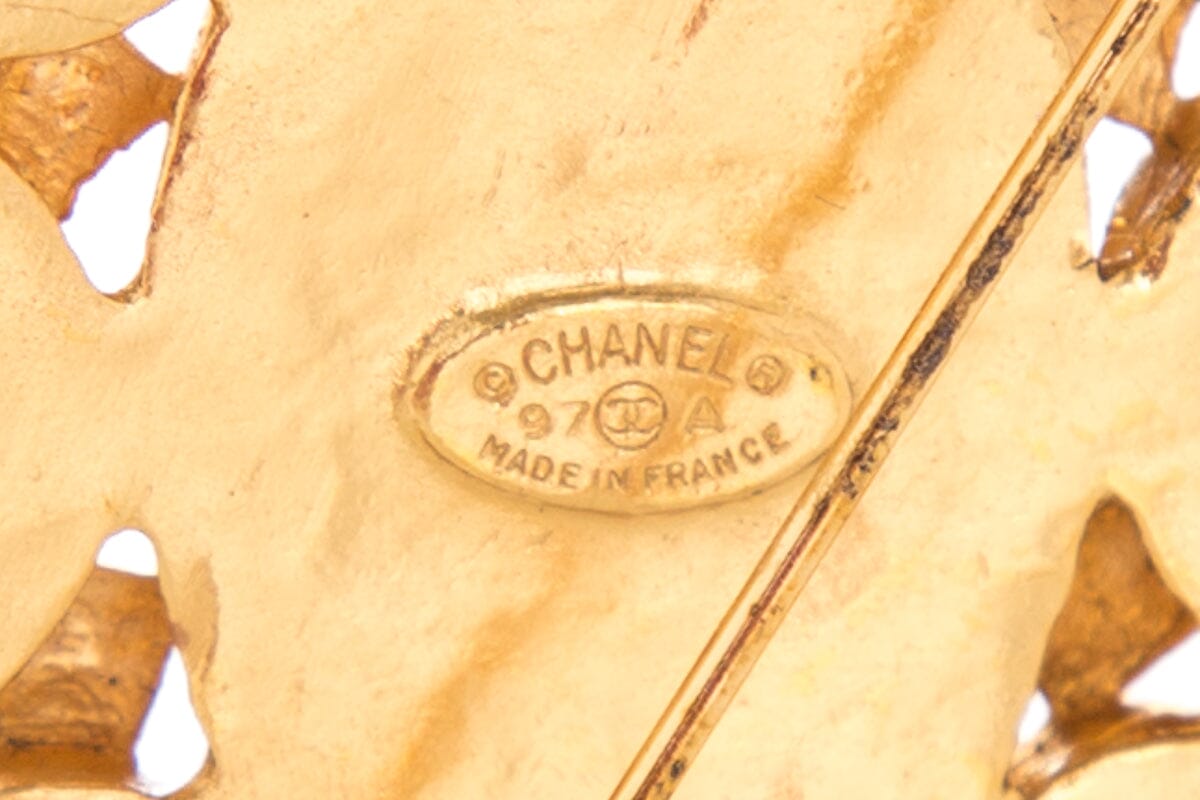 Chanel Gold & Silver 1997  Brooch