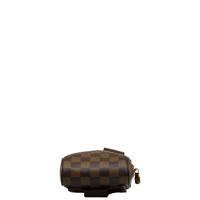 Louis Vuitton Damier Geronimous Body Bag N51994 Brown PVC Leather  Louis Vuitton