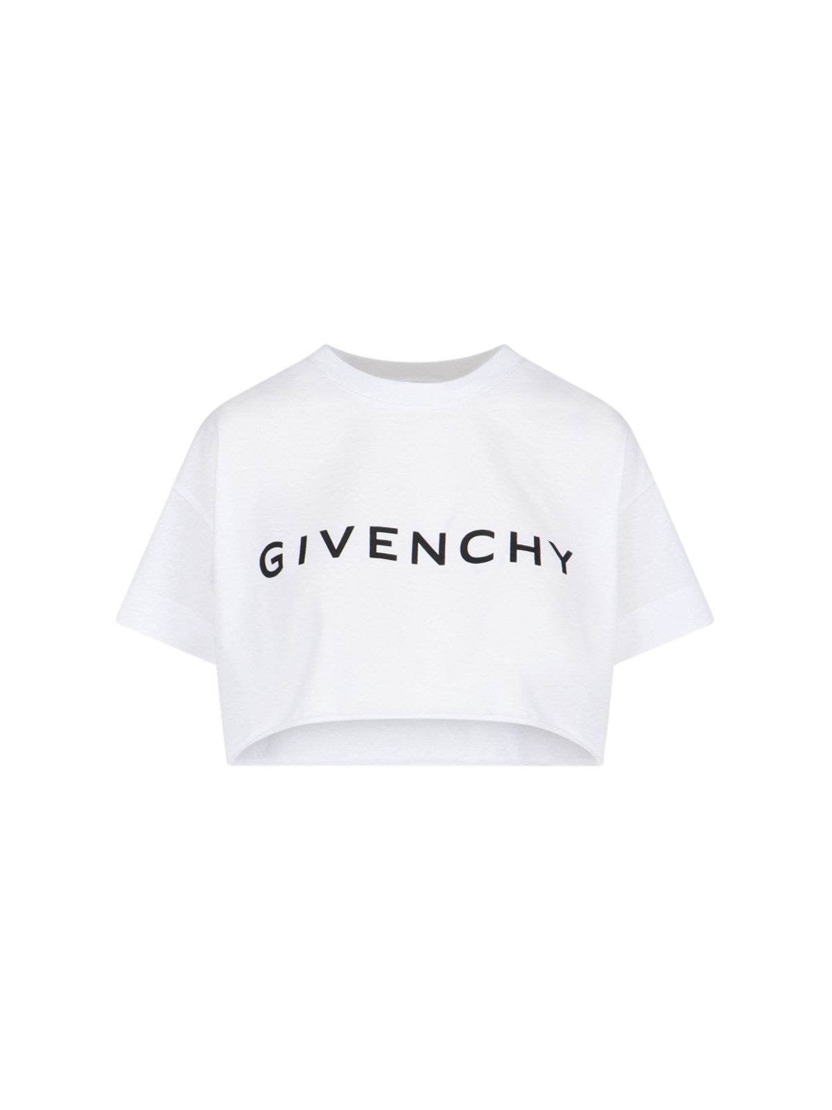 Givenchy Women Logo Cropped T-Shirt