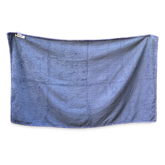 CHRISTIAN DIOR Vintage Blue Monogram Cotton Oblique Pool Beach Towel
