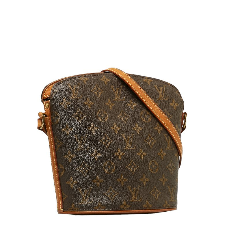 Louis Vuitton Monogram Doro houlder Bag M51290 Brown PVC Leather Lady Louis Vuitton