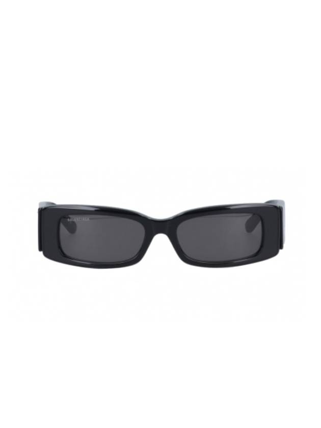 Luxury Balenciaga  Eyewear Max Rectangle Sunglasses Black