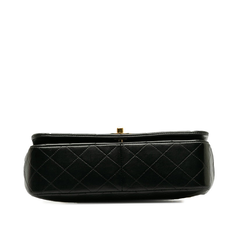 Chanel Mattress Chain houlder Bag Black Gold  Lady Chanel