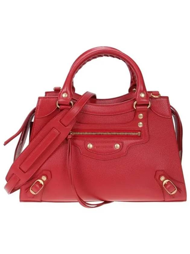 Luxury Balenciaga  Neo Classic Small Tote Bag Red