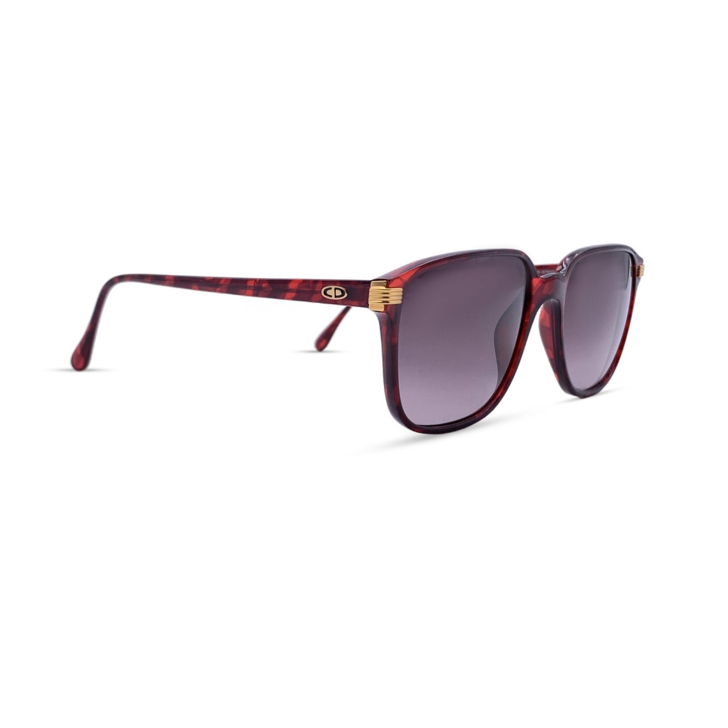 CHRISTIAN DIOR Vintage Burgundy Sunglasses 2542 30 Optyl 54/17 135Mm