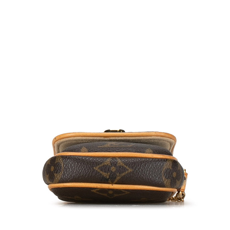 Louis Vuitton Monogram Poschet M60020 Brown PVC Leather  Louis Vuitton