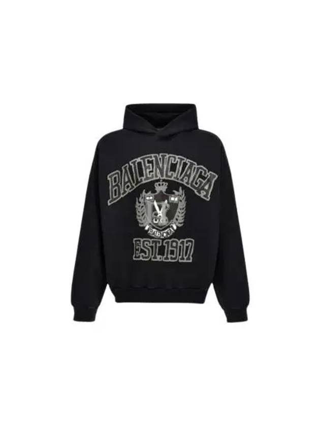 Luxury Balenciaga  DIY College Medium Fit Hoodie Black