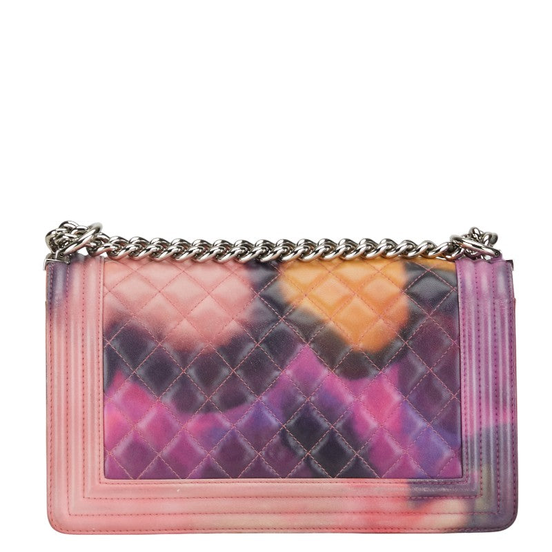 Chanel Graffiti Boy Chanel Coco Chain Shoulder Bag Multicolor Leather  CHANEL