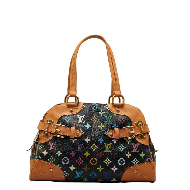 Louis Vuitton Multicolor Claudia Handbag M40194 Noir Black PVC Leather  Louis Vuitton