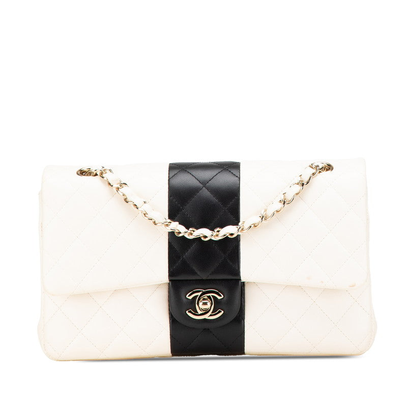 Chanel Coco Mark Double Flap Matelassé 25 Lambskin Shoulder Bag