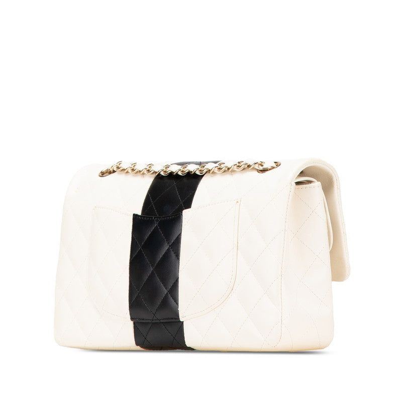 Chanel Coco Mark Double Flap Matelassé 25 Lambskin Shoulder Bag