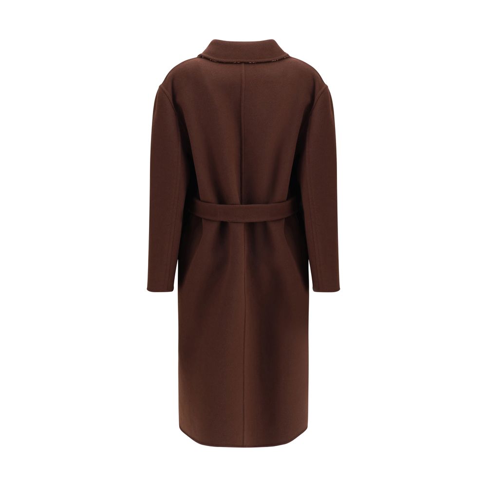 Gucci Silk and wool reversible Coat
