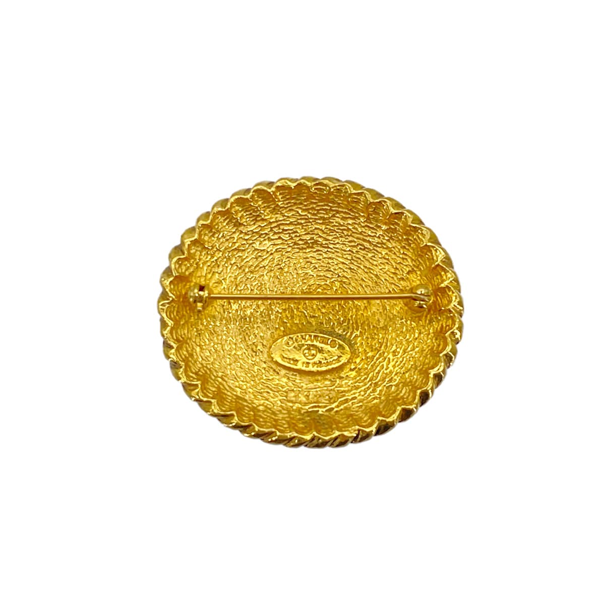 CHANEL VINTAGE BROOCH HORSEBACK RIDING OVAL ACCESSORY 90270774