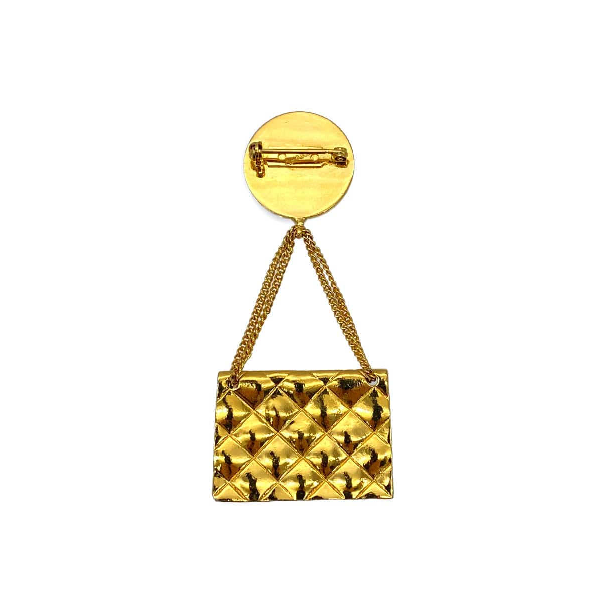 CHANEL VINTAGE MATELASSE COCOMARK BROOCH ACCESSORY 90270810