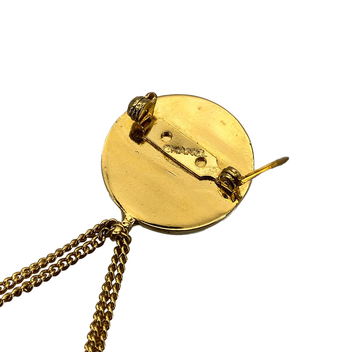 CHANEL VINTAGE MATELASSE COCOMARK BROOCH ACCESSORY 90270810