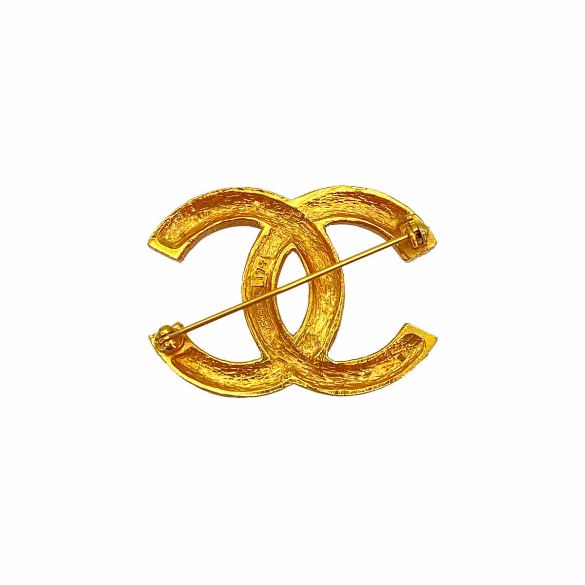 CHANEL VINTAGE COCOMARK BROOCH RHINESTONE ACCESSORY 90270899