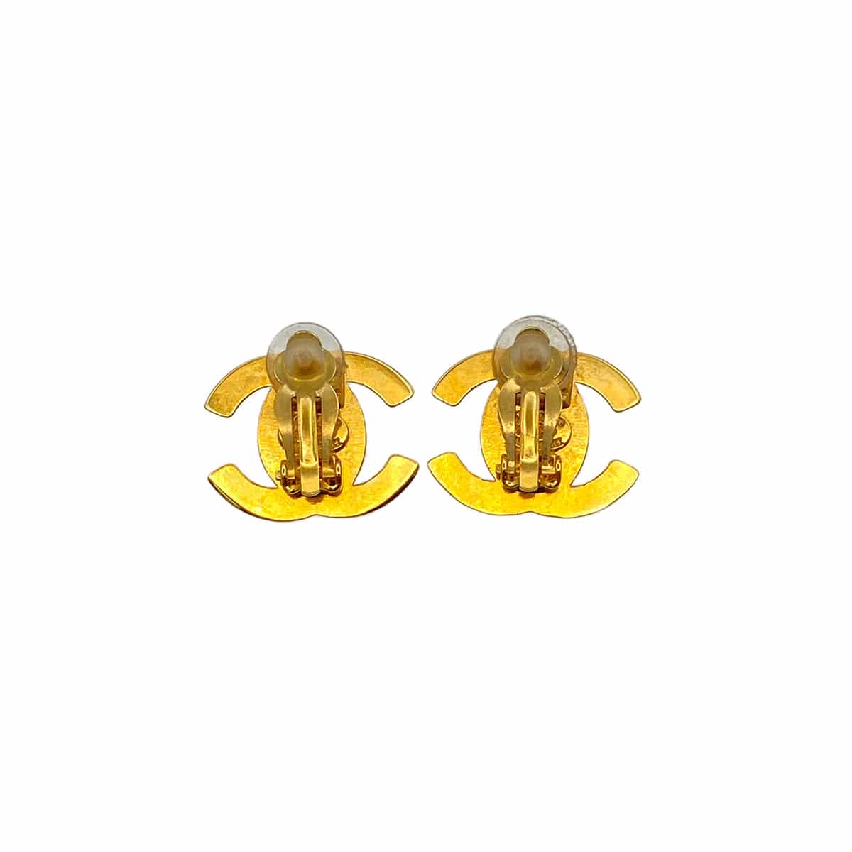 CHANEL VINTAGE EARRINGS TURN LOCK ACCESSORY 97P 90271291