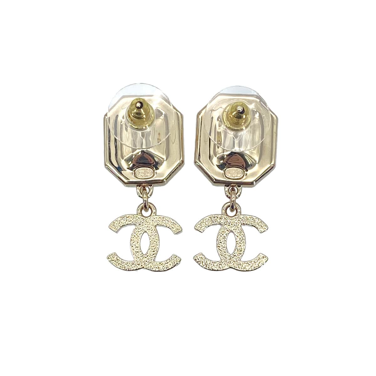 CHANEL EARRINGS COCOMARK RHINESTONE ACCESSORY L23B 90271784