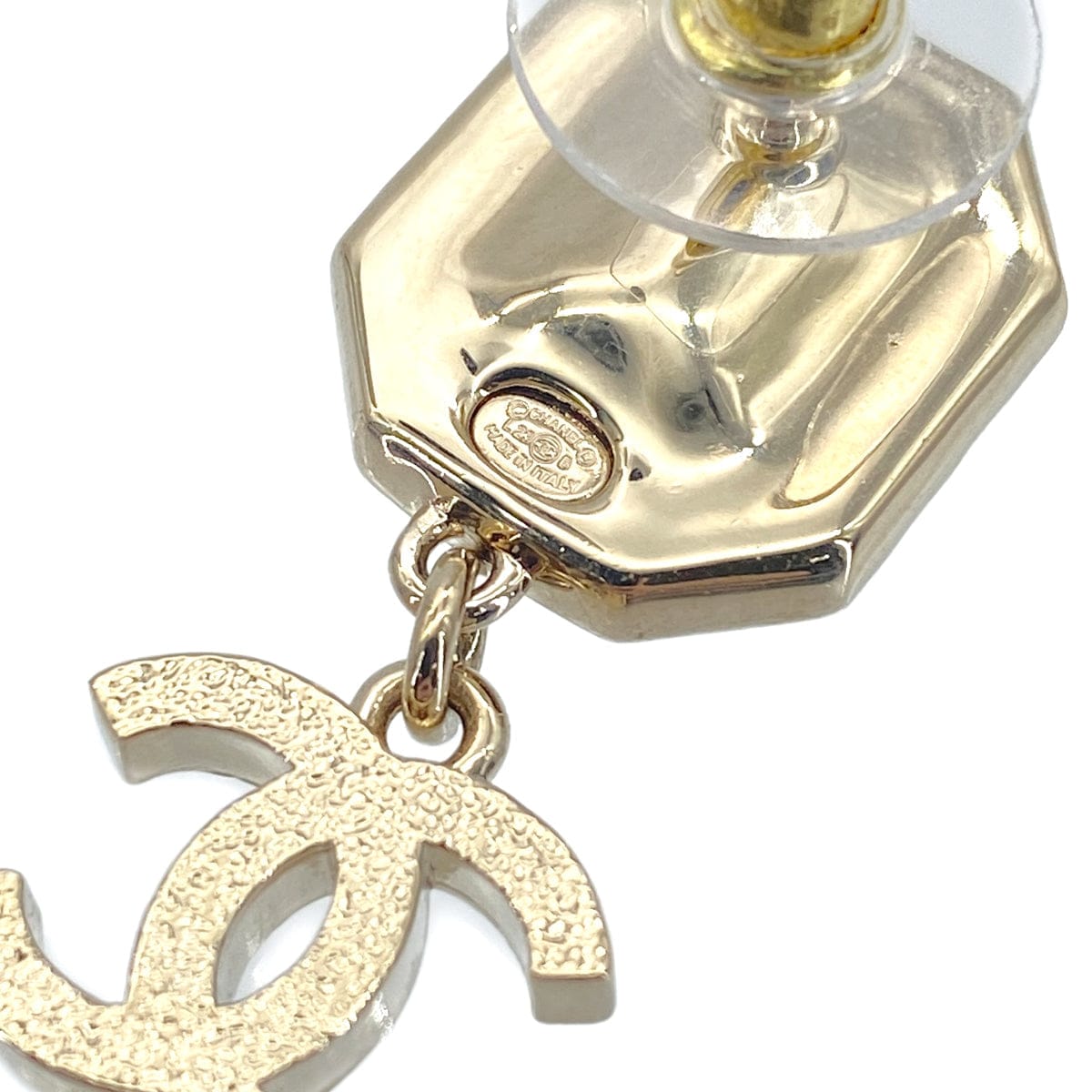 CHANEL EARRINGS COCOMARK RHINESTONE ACCESSORY L23B 90271784