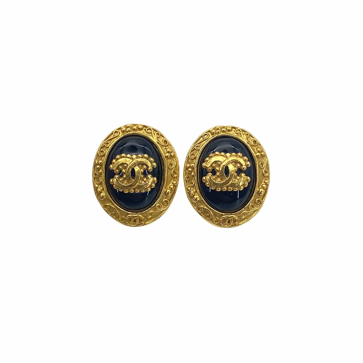 CHANEL VINTAGE EARRINGS COCOMARK ACCESSORY 96A 90271895