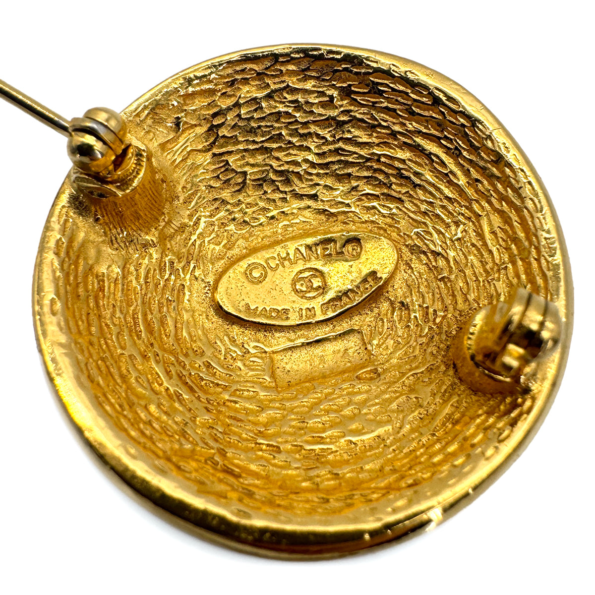 CHANEL VINTAGE BROOCH ROUND COCOMARK ACCESSORY 90272516