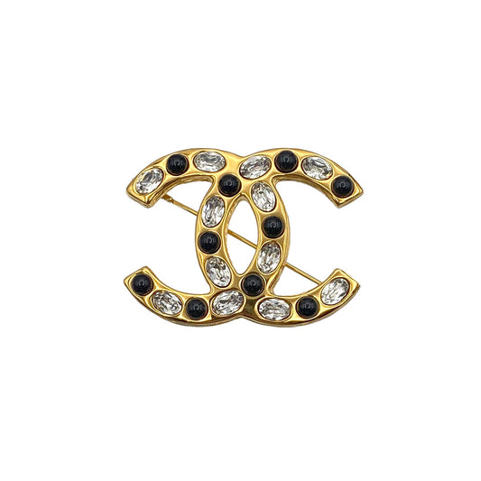 CHANEL COCOMARK BROOCH RHINESTONE ACCESSORY B20K 90274065
