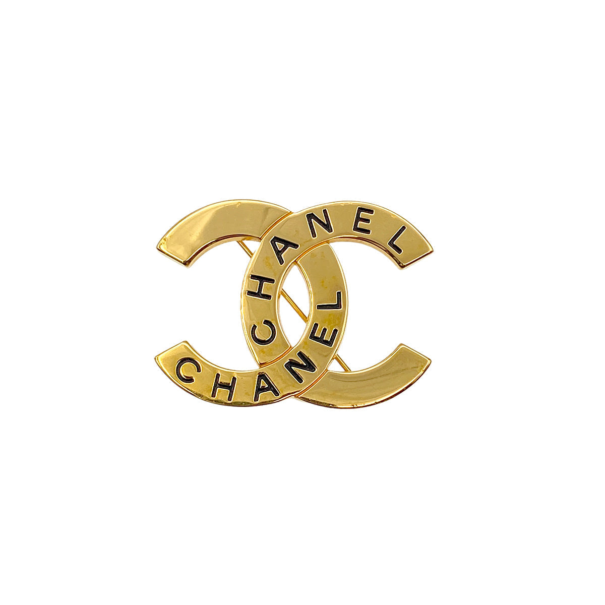 CHANEL VINTAGE COCOMARK BROOCH GOLD ACCESSORY 98P 90274483
