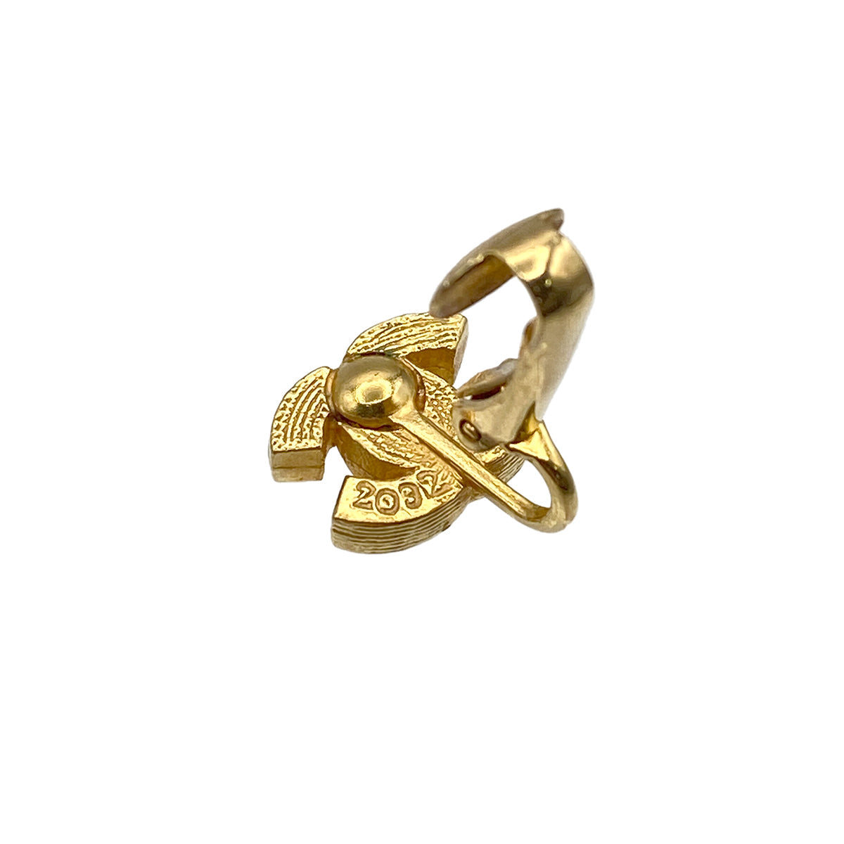 CHANEL VINTAGE EARRINGS COCOMARK RHINESTONE ACCESSORY 90275828