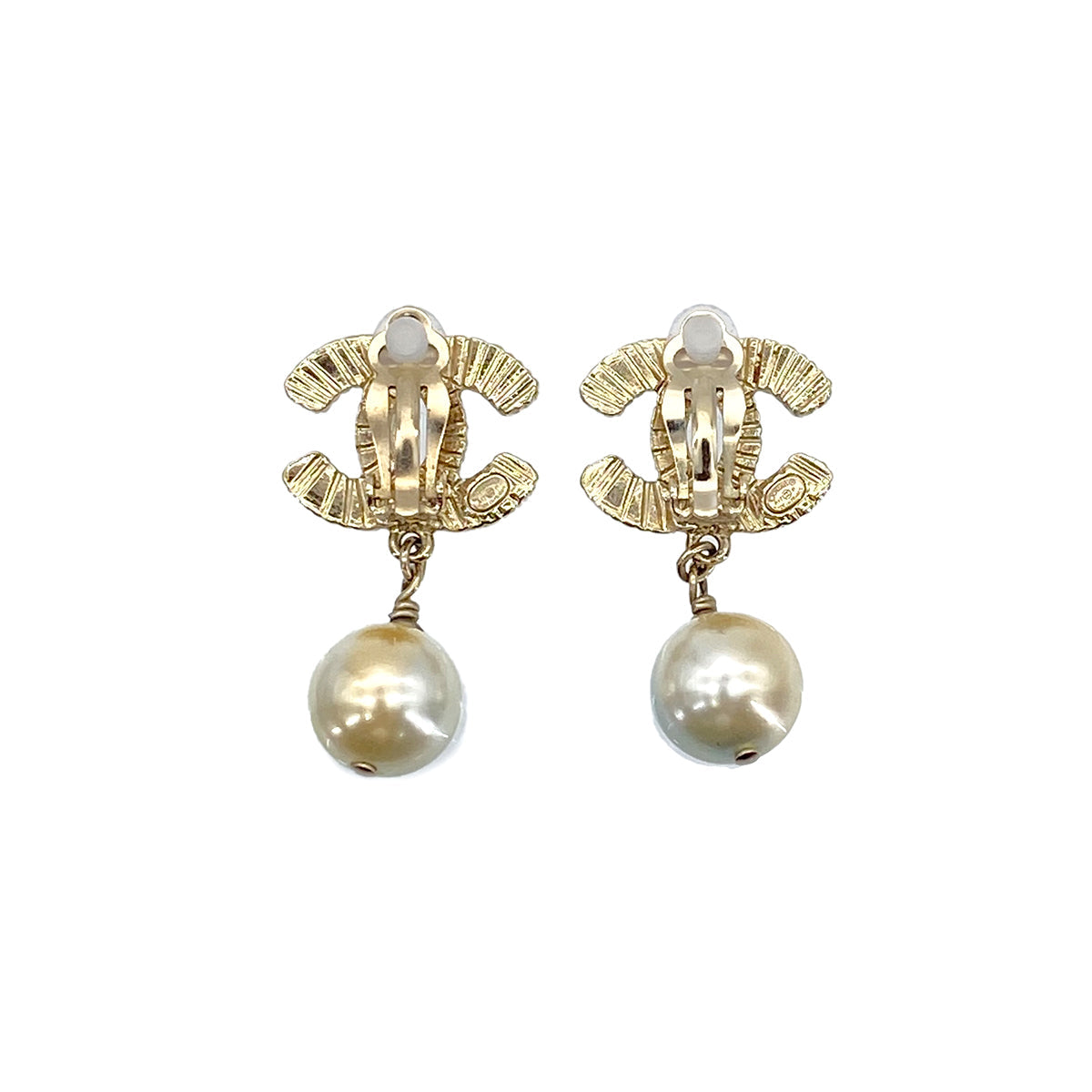 CHANEL EARRINGS COCOMARK FAKEPEARL RAINBOW SWING A17P 90275940