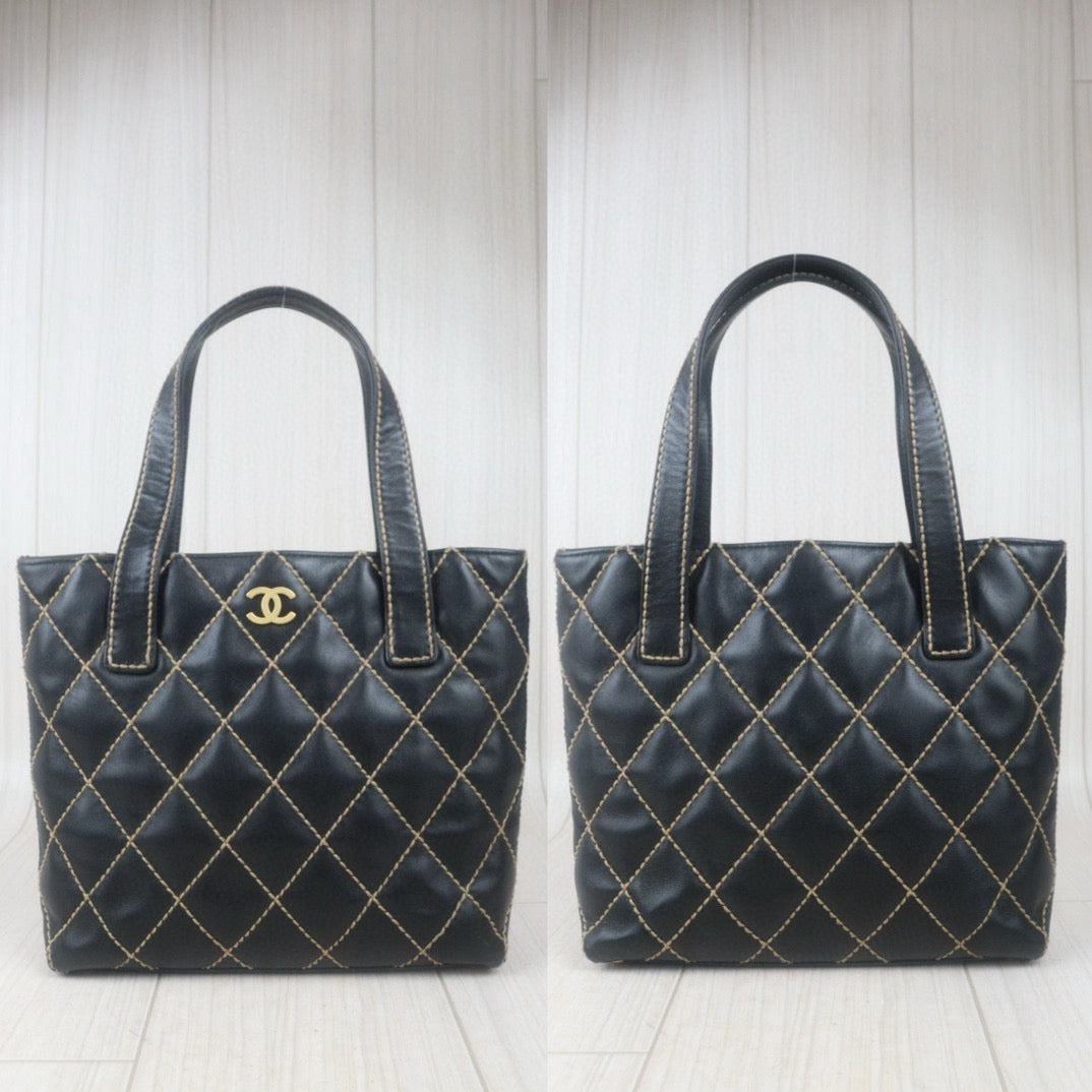 Good ( Rank AB)｜ CHANEL Calf Leather Hand Bag Made In 2002～2003Year｜VT25030112