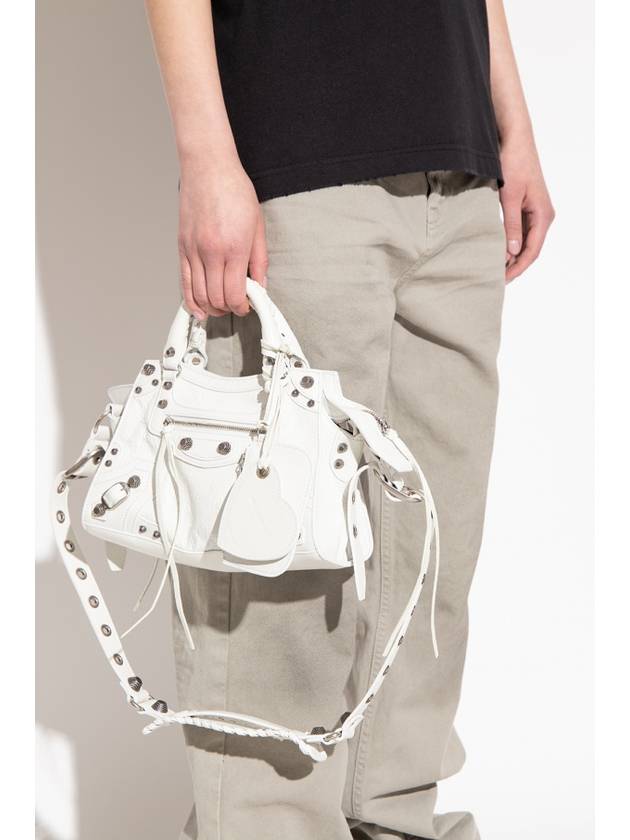 Luxury Balenciaga  Neo Cagole XS Tote Bag White