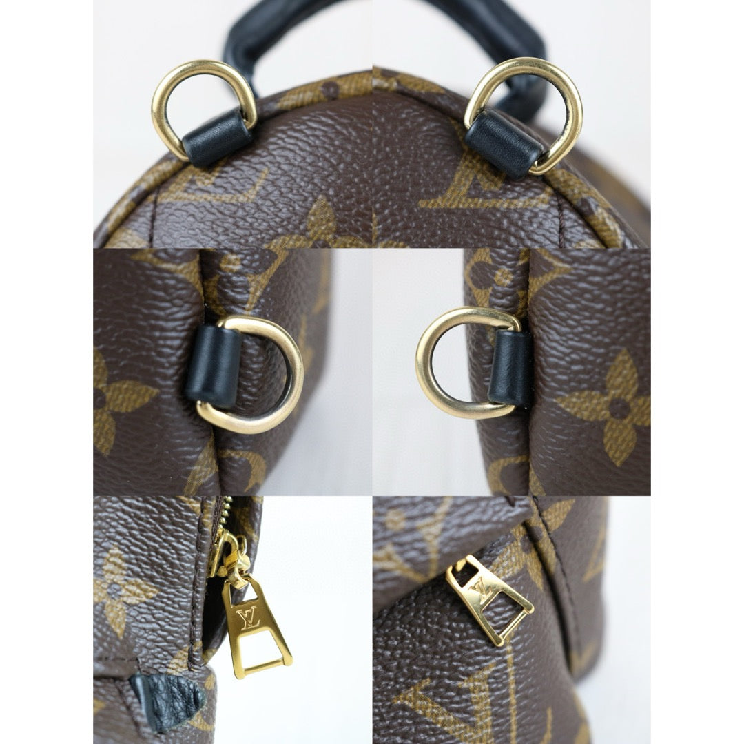 Very Good ( Rank A) ｜  LV Monogram Coated Canvas Mini Palm Springs Backpack｜S25041802