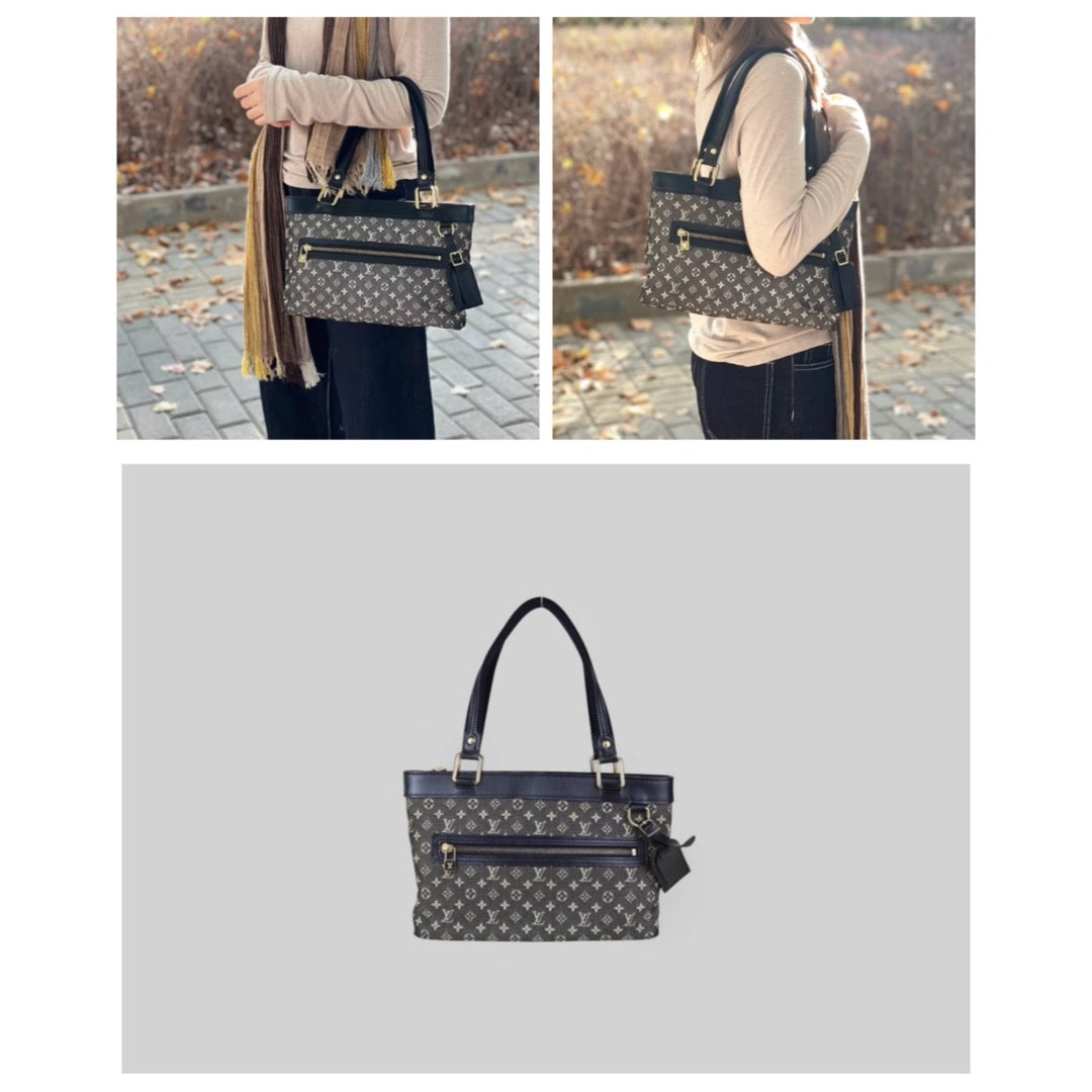 Very Good ( Rank A)｜ LV Monogram Denim Tote Bag Blue｜H24021208
