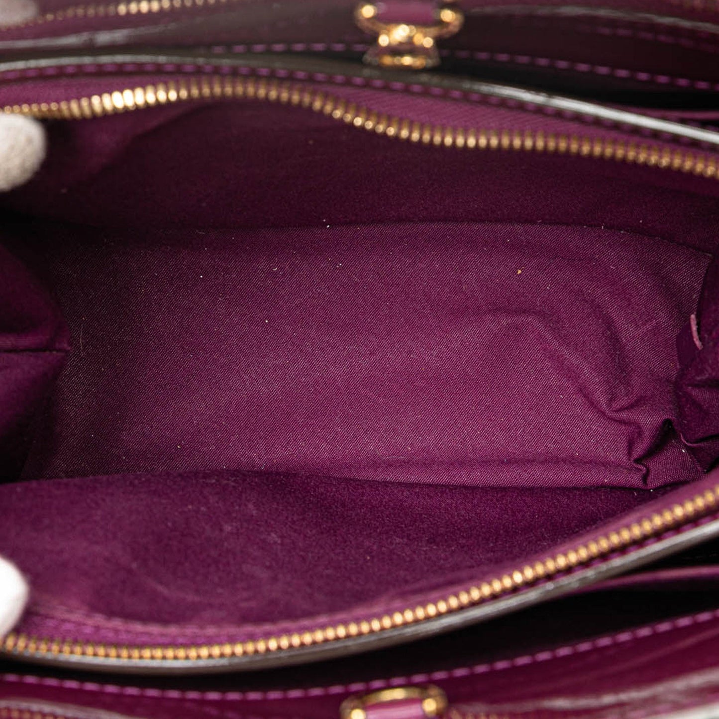 Purple Louis Vuitton Monogram Vernis Virginia PM Shoulder Bag