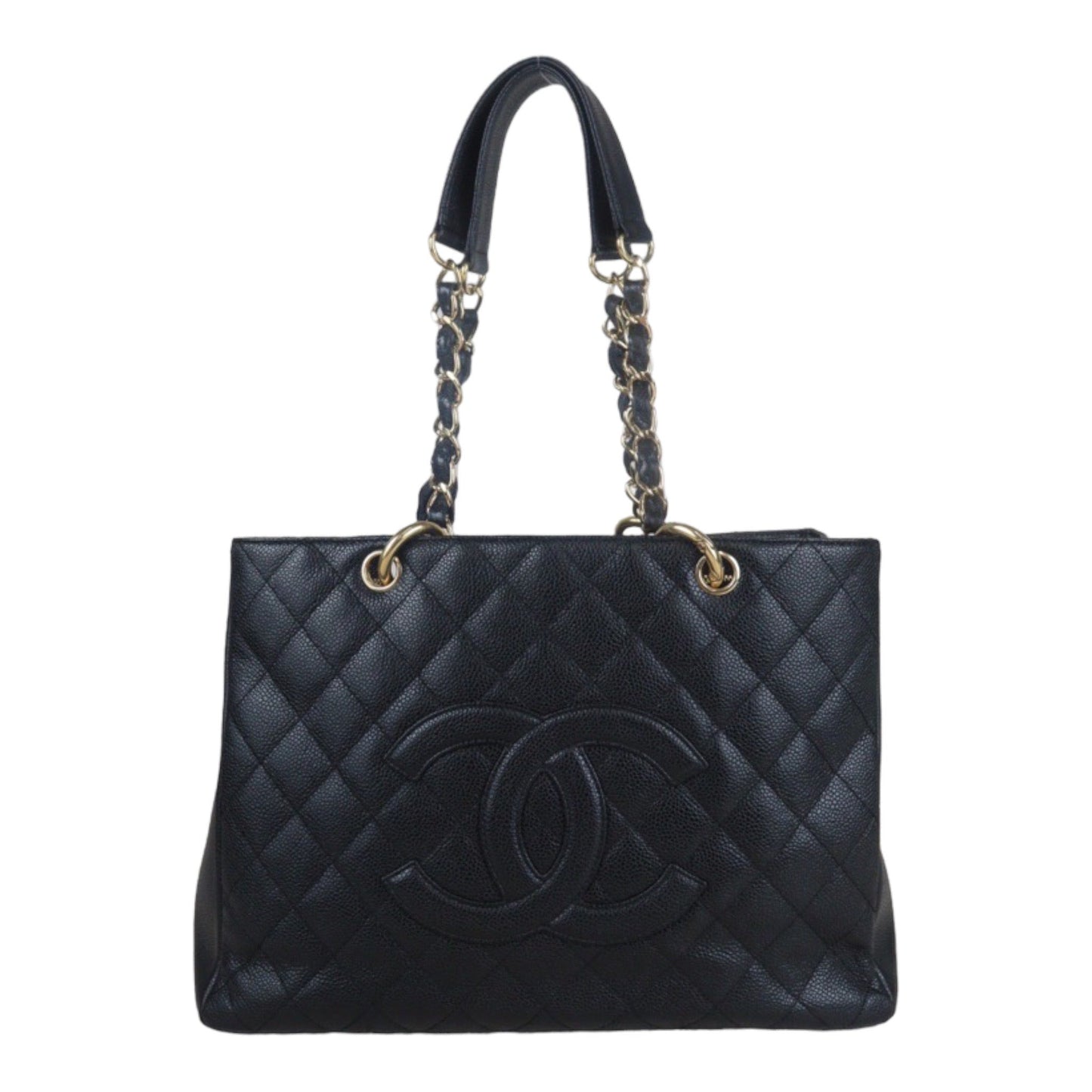 Rank AB ｜ CHANEL Matrasse GST Chain Tote Bag Caviar Skin Black ｜23082701