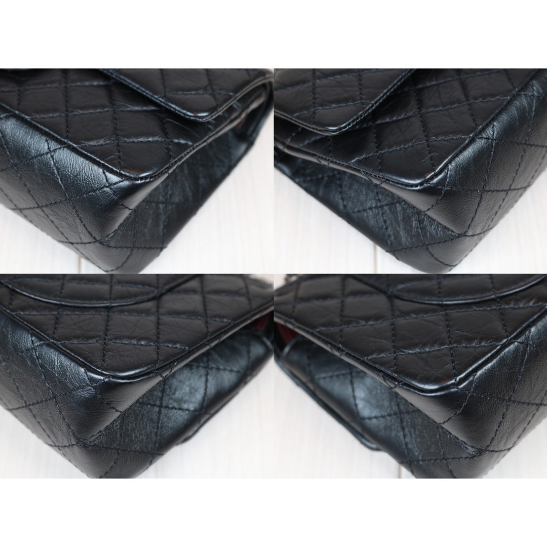Rank A｜ CHANEL 2.55 Matelasse Small Black Chain Shoulder Bag Made in 2013-2014Year｜S24062101
