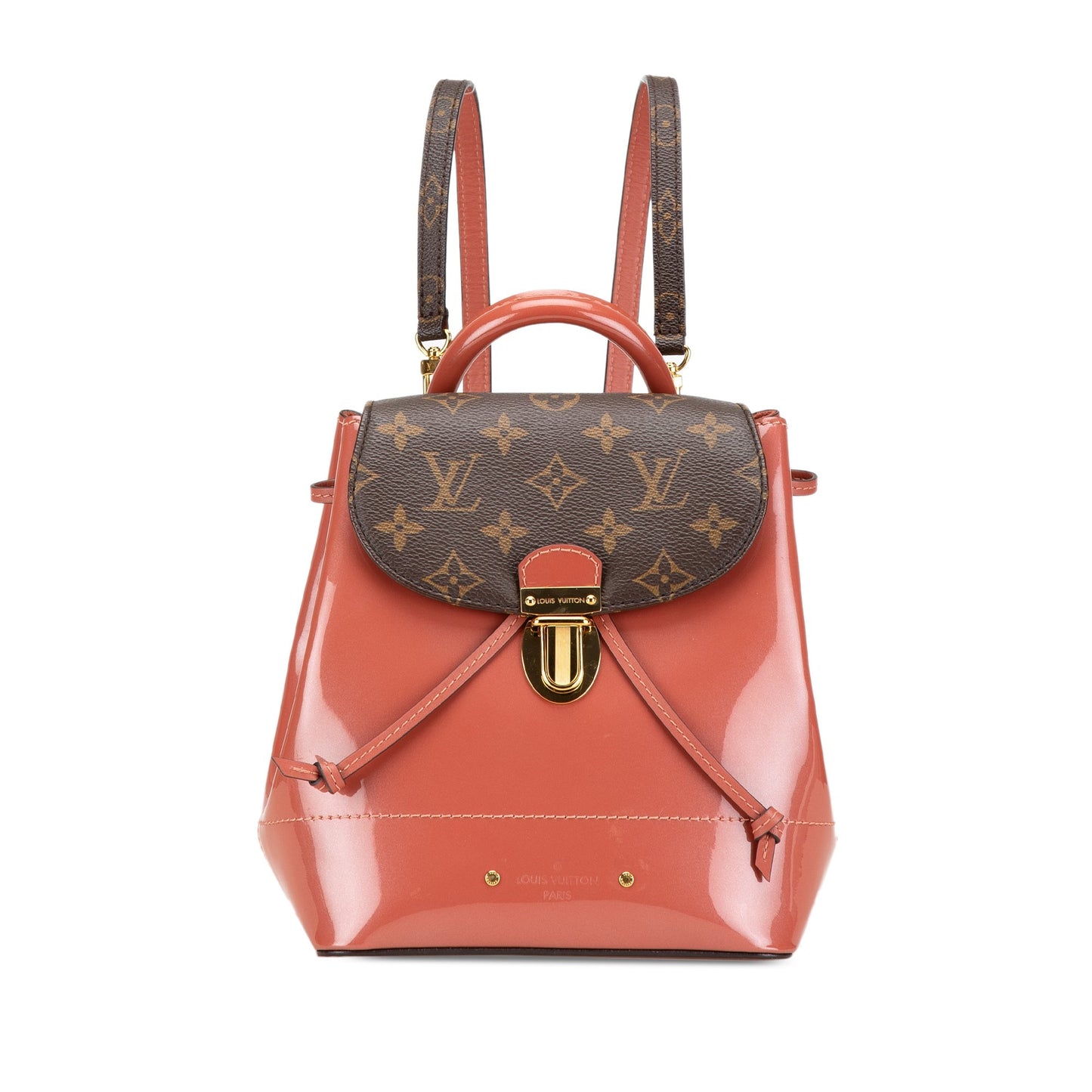 Pink Louis Vuitton Monogram Vernis Hot Springs Backpack