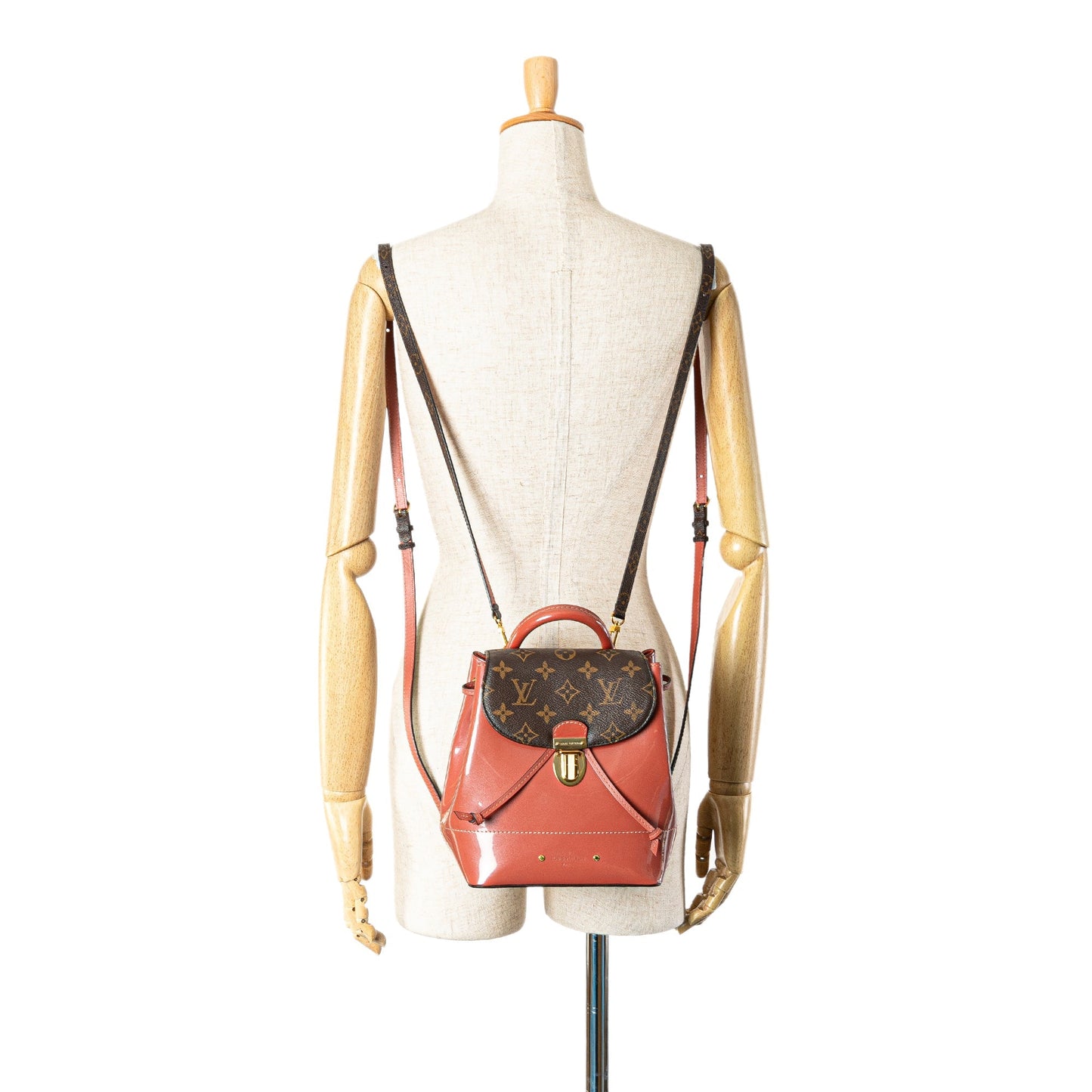 Pink Louis Vuitton Monogram Vernis Hot Springs Backpack