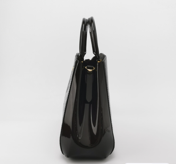 Preloved Louis Vuitton (LV) Montaigne patent leather bag cherry 34.5cm*23cm*14cm 250404781134259