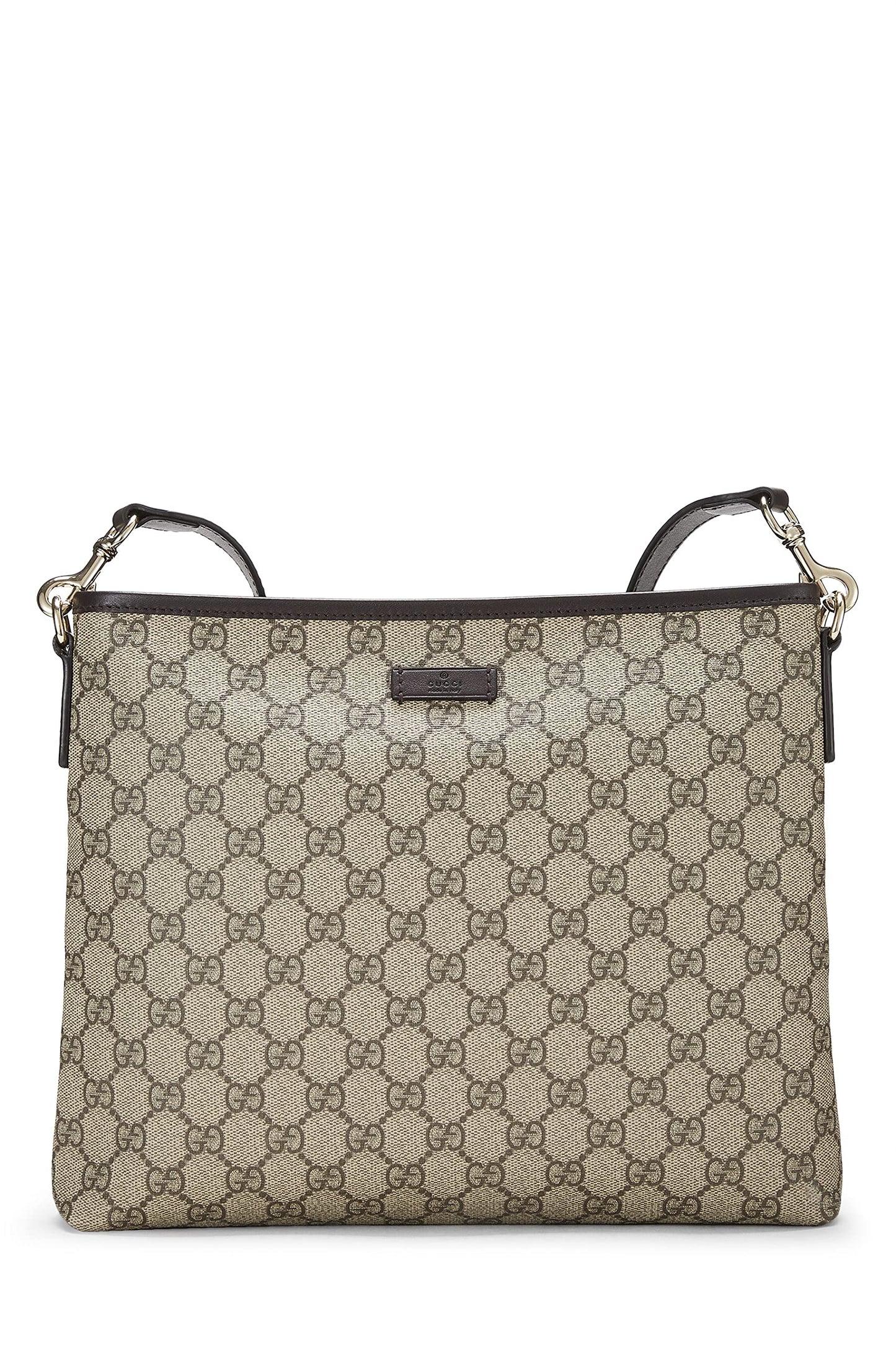 Gucci, Original GG Supreme Canvas Flat Messenger, Brown