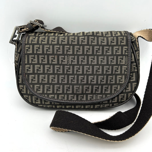 Fendi Brown Zucchino Crossbody Bag Fendi fe8819bf