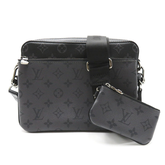 Louis Vuitton Trio Messengers Shoulder Bag PVC Coated Canvas Monogram Eclipse & Monogram Eclipse  Monogram Eclipse Black M69443