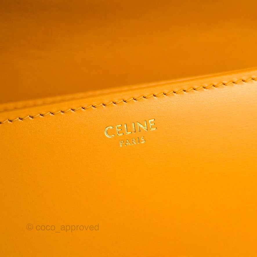 Celine Teen Classic Box Flap Sesame Calfskin