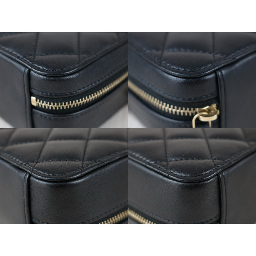 Very Good ( Rank A)｜ CHANEL Matrasse Chain Camera Bag  Shoulder Bag Black  ｜R24111207