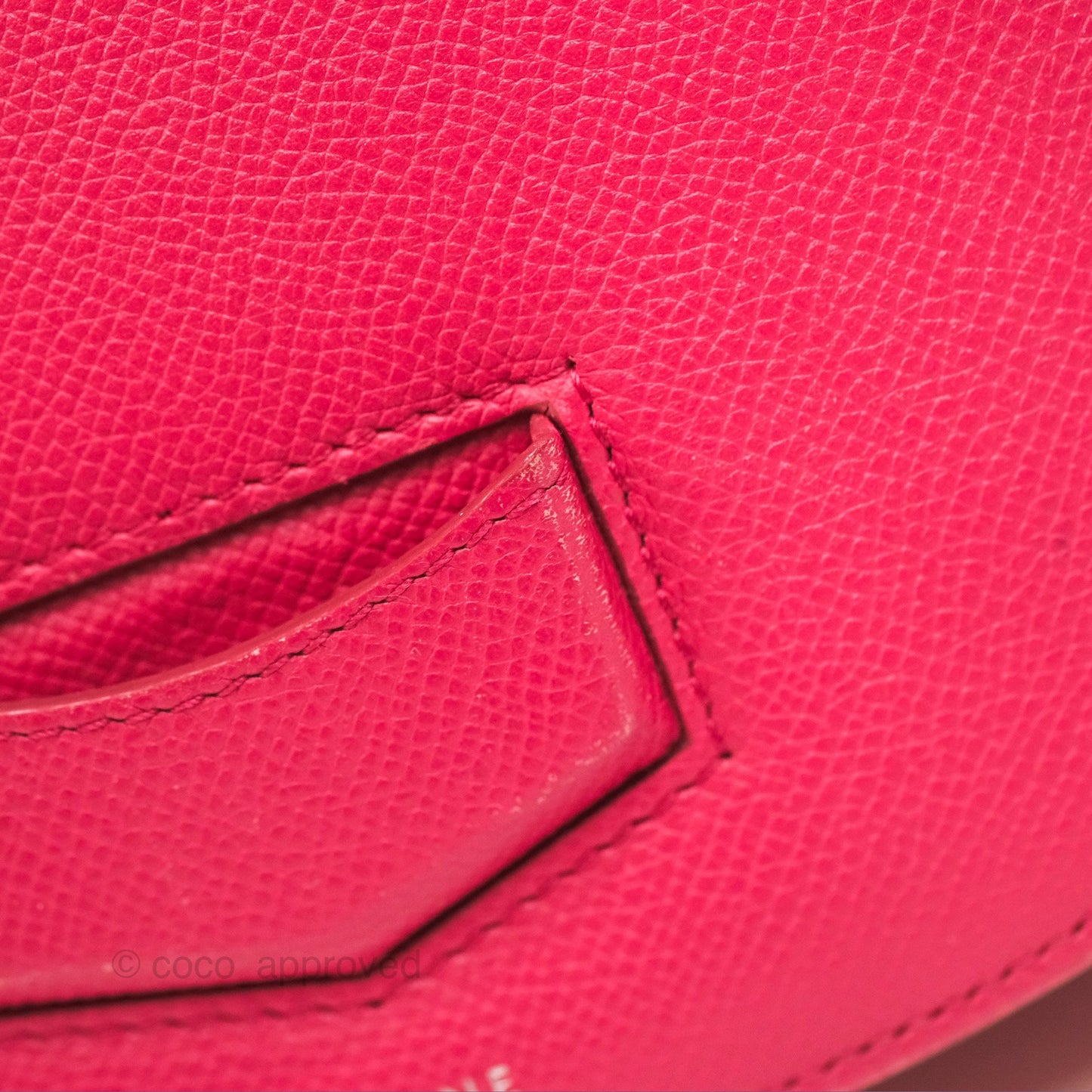 Celine Small Trotteur Crossbody Bag Grained Calfskin Dark Pink