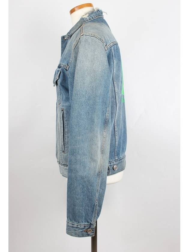Luxury Balenciaga  BB logo denim jacket 48