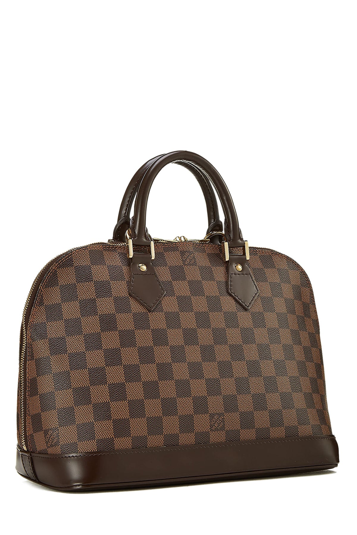 Louis Vuitton,  Damier Ebene Alma PM, Brown