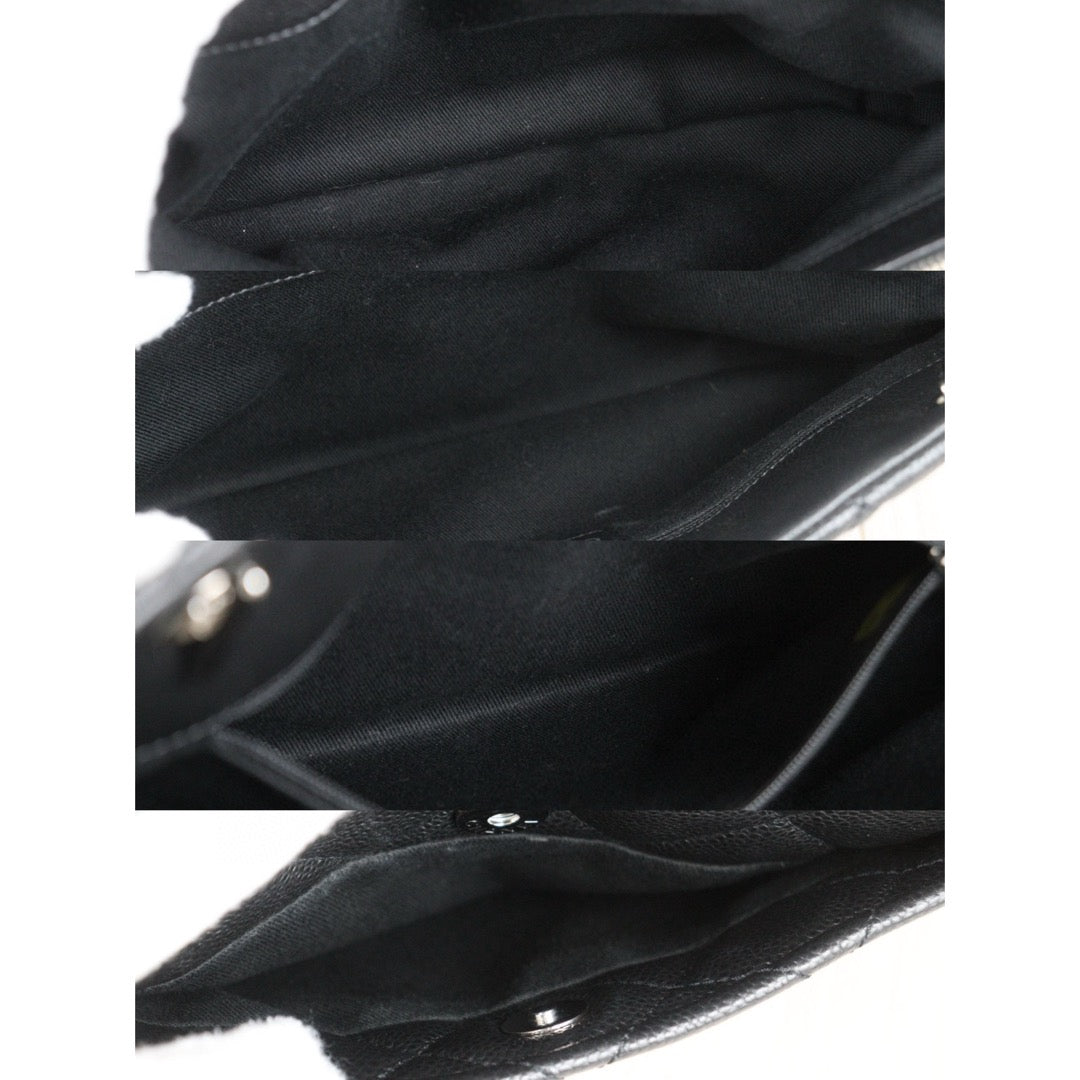 Good ( Rank AB) ｜ CHANEL Caviar Skin Leather Calf Leather Tote Bag Black Made In 2013～2014Year｜Y24082604