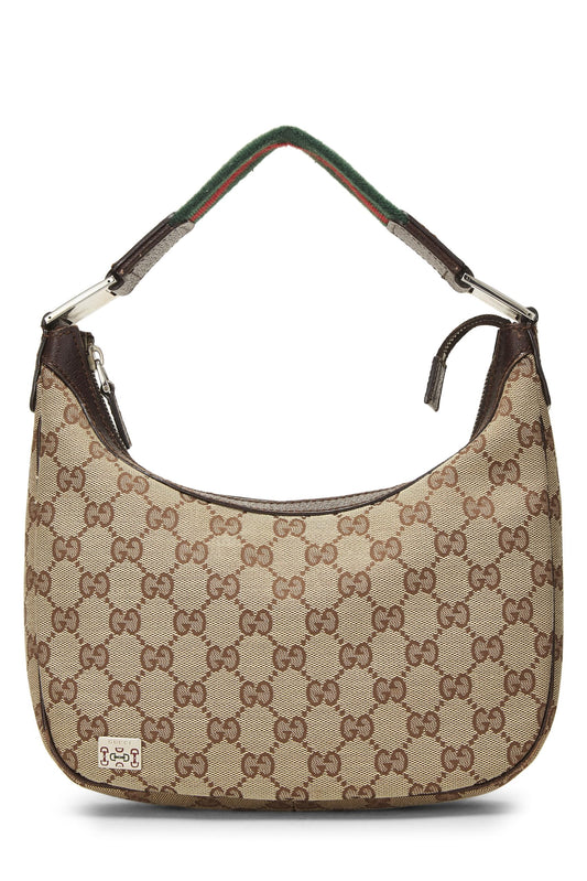 Gucci, Original GG Canvas Pop Hobo, Brown