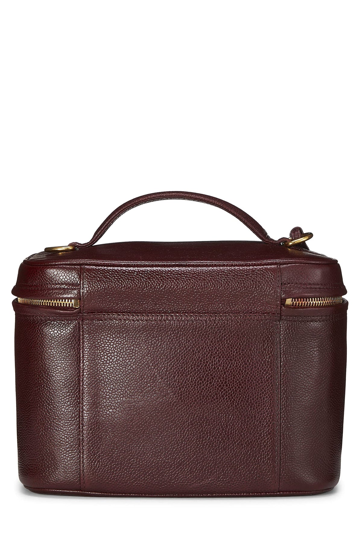 Chanel,  Burgundy Caviar Timeless Vanity Large, Burgundy
